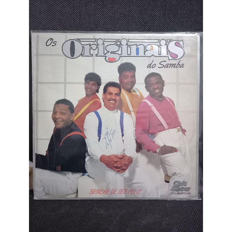 Lp Disco Vinil - Originais do Samba - Brincar de ser Feliz (EX-)
