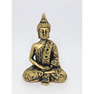 Estatua Buda Meditando Tibetano Hindu Sidarta Meditação Decoração Sala Pequeno