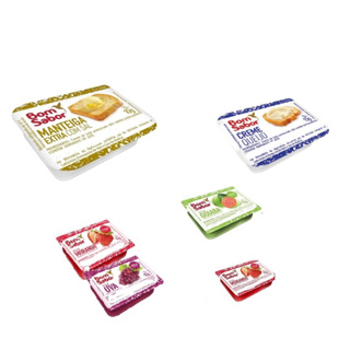 kit sache geleia + manteiga + cream cheese 10 un de cada blister Bom Sabor em Oferta na Shopee