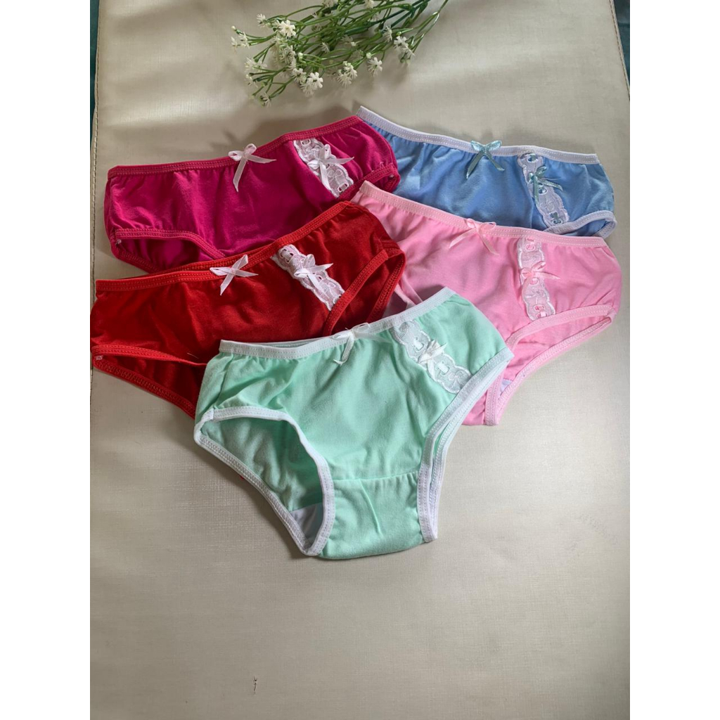 Calcinha infantil |  Calcinha infantil kit 3 unidade sortidos
