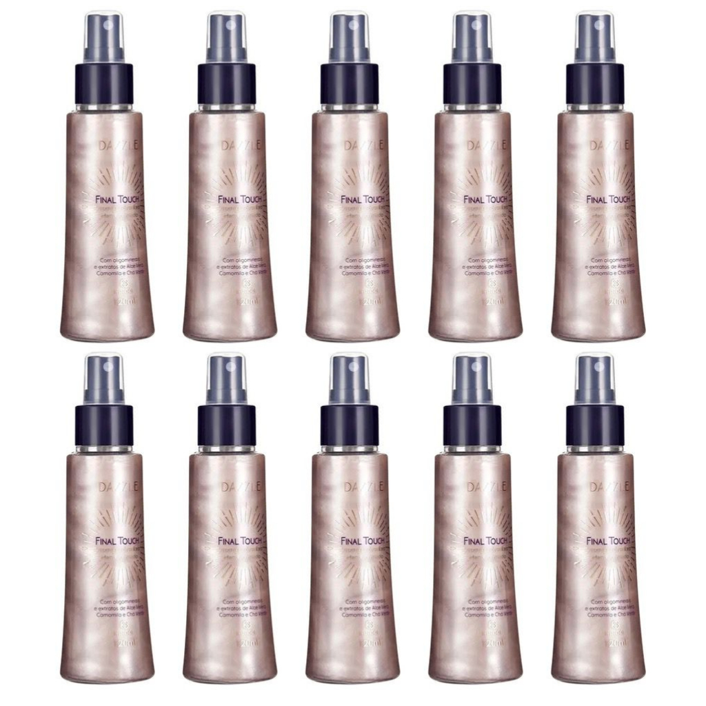 Kit 10 Bruma Finalizadora Final Touch Iluminado Dazzle Hinode De Maquiagem 120ml Original