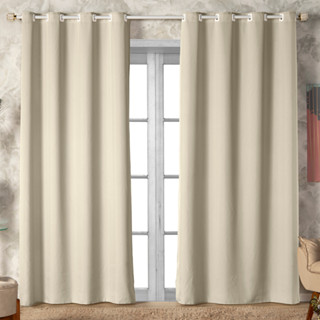 Cortina Oxford 300 x 250 para Sala/Quarto com Ilhós para Varão