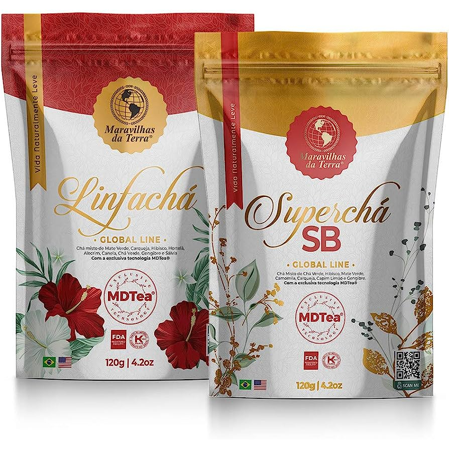 Kit 2 Chás Maravilhas da Terra SB Linfa em Oferta na Shopee