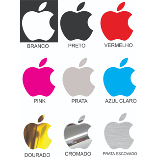 Adesivos Maçã Celular Logo Apple Tamanho Original Para tampa e capa  2cm x 1,6cm em Oferta na Shopee