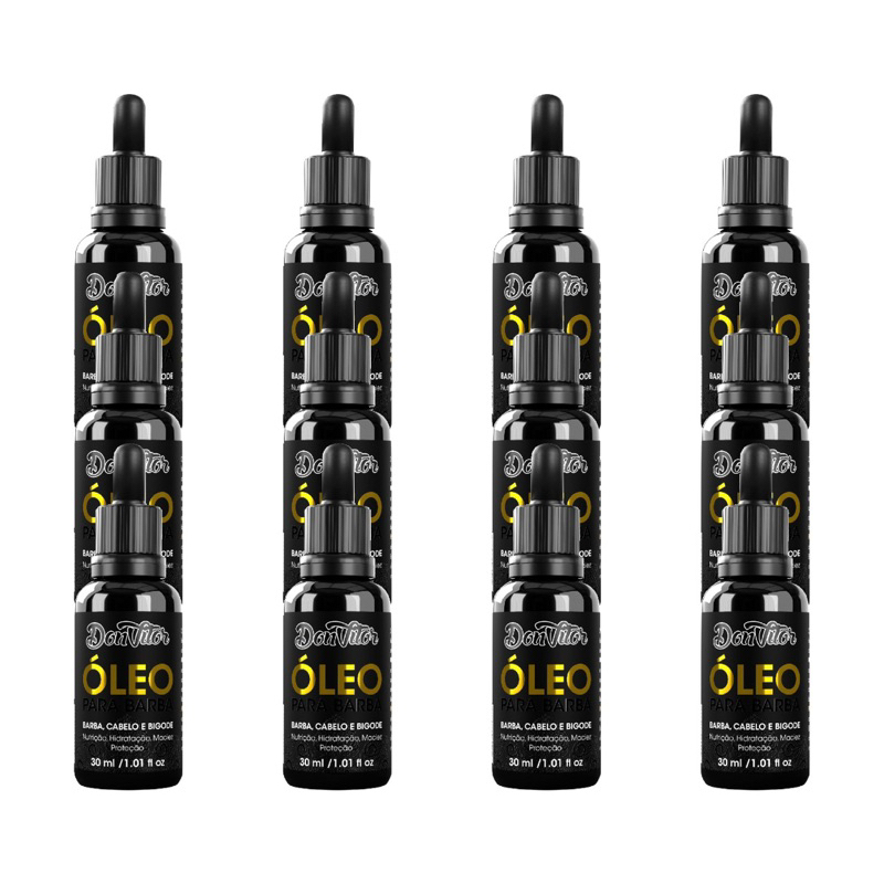KIT 12x ÓLEO  PARA BARBA DON VITOR 30ml 12un em Oferta na Shopee
