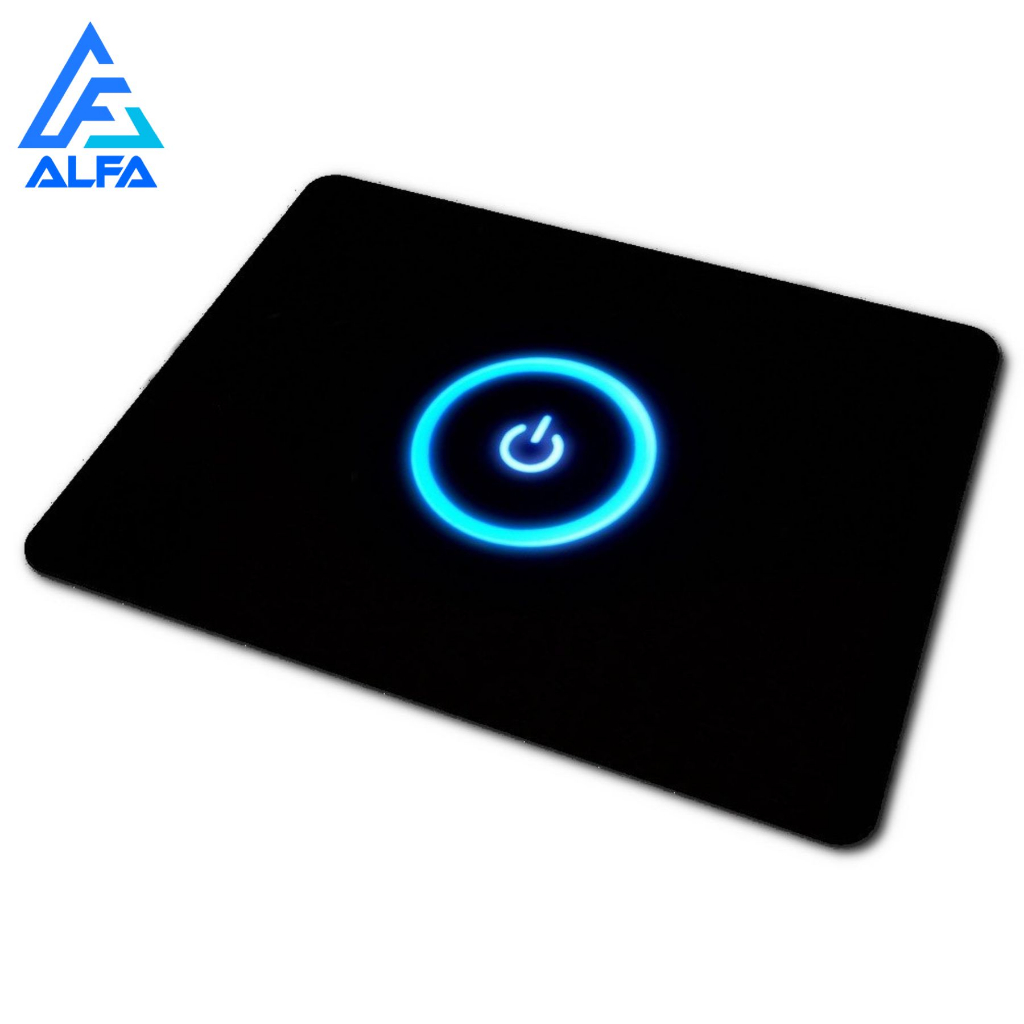 Mouse pad com tecido polytec antiderrapante Exbom MP-2218E SÉRIE PRETO
