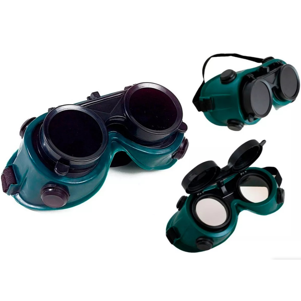 Óculos De Solda Portátil Com Visor Articulável