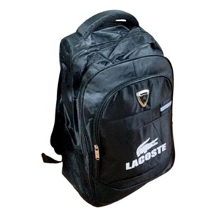Mochila da Lacoste Espaçosa Costura Reforçada Impermeável.