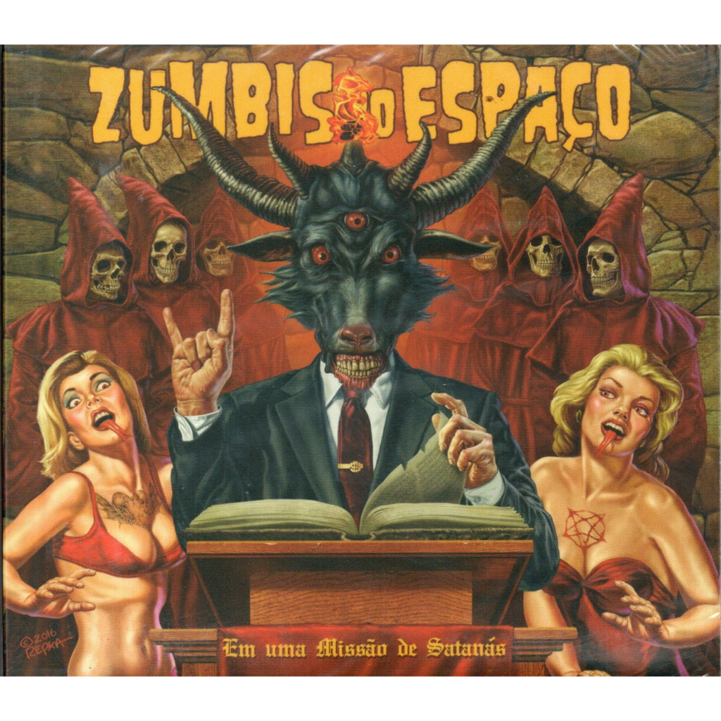 CD ZUMBIS DO ESPAÇO - EM UMA MISSÃO DE SATANÁS ( LACRADO DIGIPACK ) HEARTS BLEED	2016 HBB RECORDS