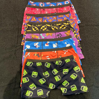 Kit com 10 Cueca Box Boxer Estampado Microfibra  INFANTIL - NR