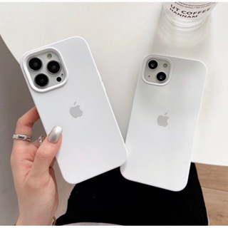 Capa Capinha Case Aveludada Branca Para IPhone X XS XS MAX XR 6G 6S 7G 8G 6PLUS 7PLUS 8PLUS 11 11PRO 11PRO MAX 12 12PRO 12PRO MAX 12MINI 13 13PRO 13PRO MAX 13MINI 14 14PRO 14PRO MAX 14MAX 14PLUS 15 15PRO 15PRO MAX 15ULTRA 15PLUS