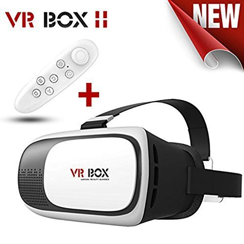 Óculos De Realidade Virtual VR Box 3D + Controle Cardboard 3 Bluetooth Para Celular Envio Imediato