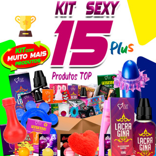 Kit Sex Shop 15 Produtos Adultos Eróticos casal Sexy brinquedos sexuais e lubrificante intimo