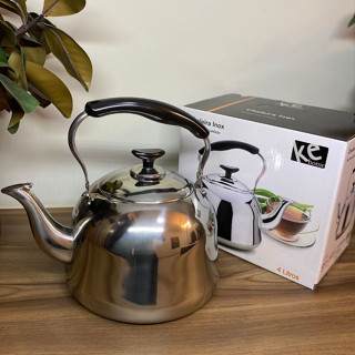 Chaleira Inox 4 Litros em Aço