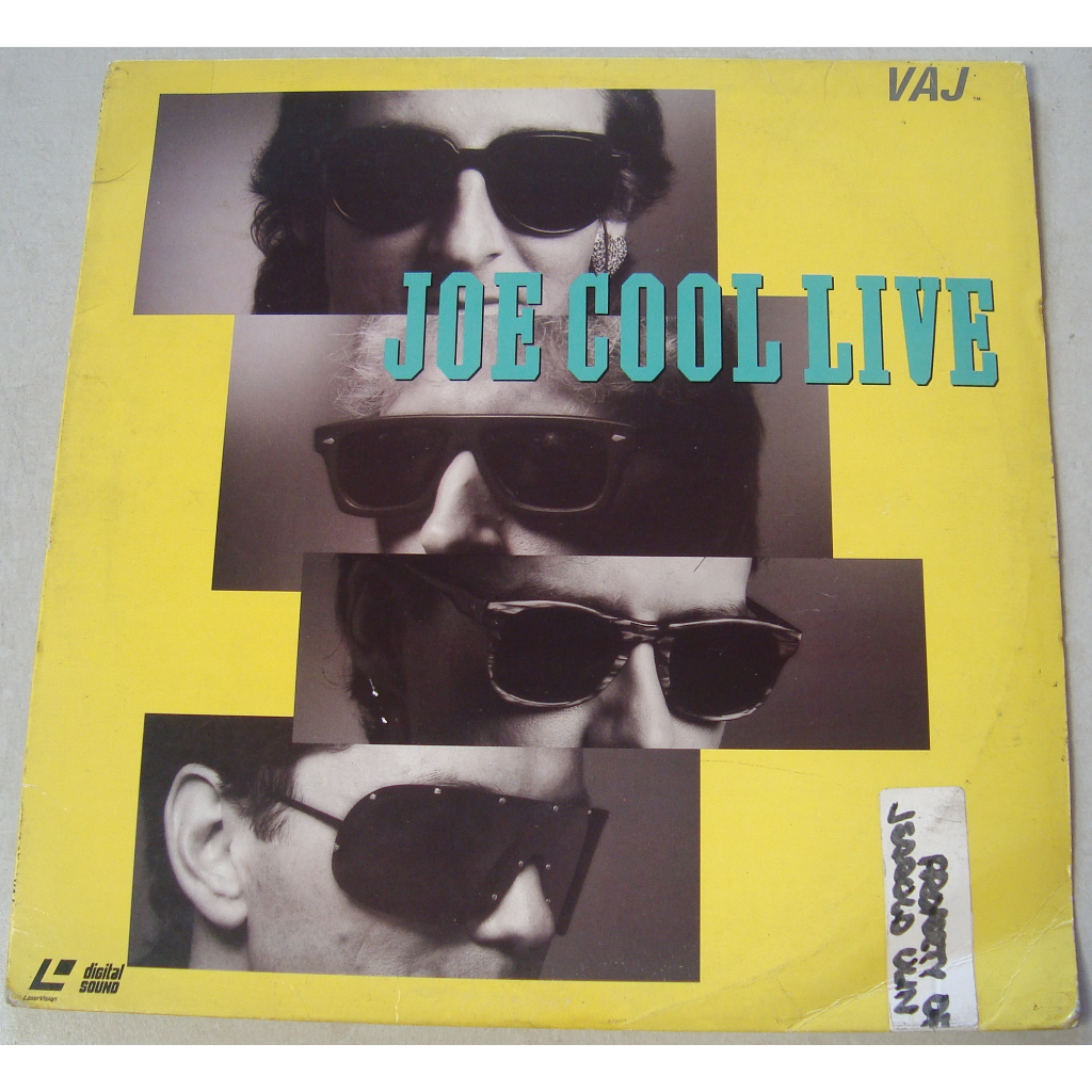 Ld Laserdisc Joe Cool Live 1985, Importado Estados Unidos