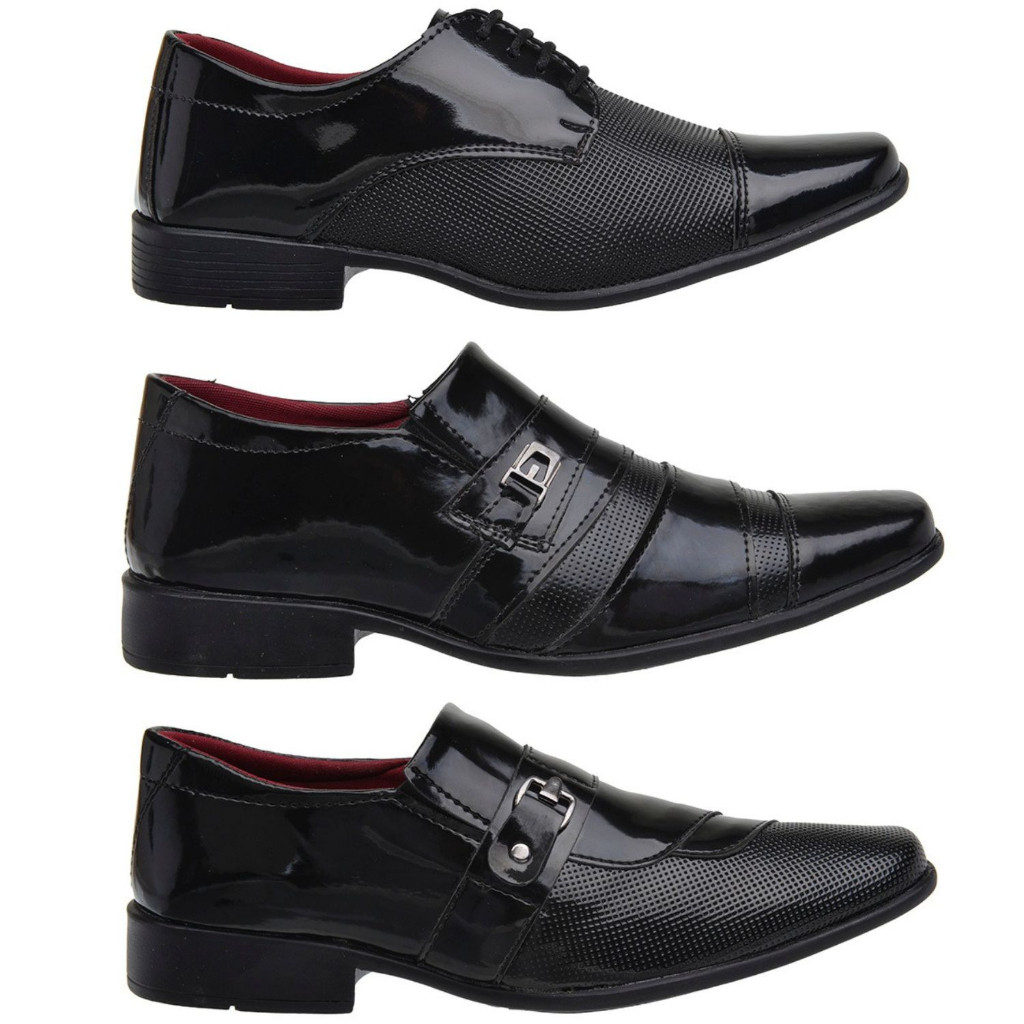 Sapato Social Masculino Festa Casual Igraja Casamento Macio e Leve Original Ofertas