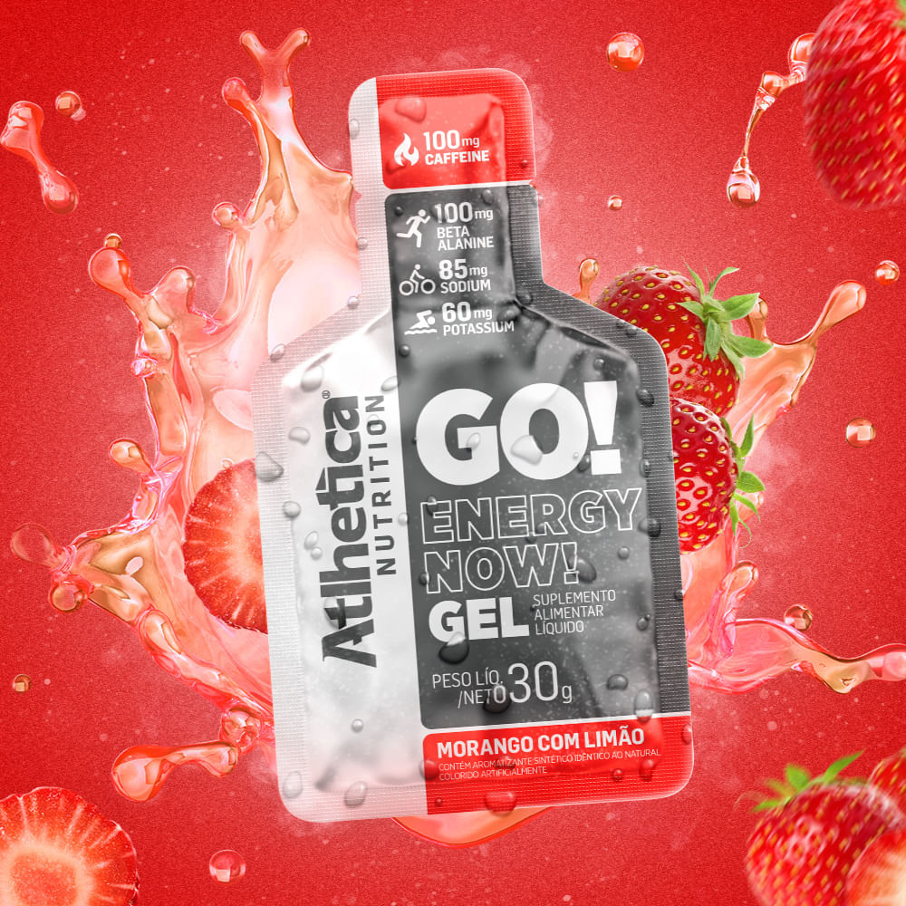 GO Energy Gel Now (10 Sachês de 30G) Atlhética Nutrition