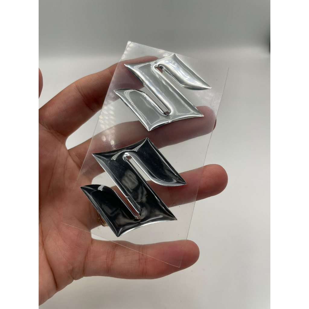 Emblema S Resinado Tanque Suzuki Bandit Srad Hayabusa Biking