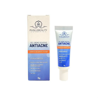 Gel Creme Secativo Antiacne Phállebeauty em Oferta na Shopee