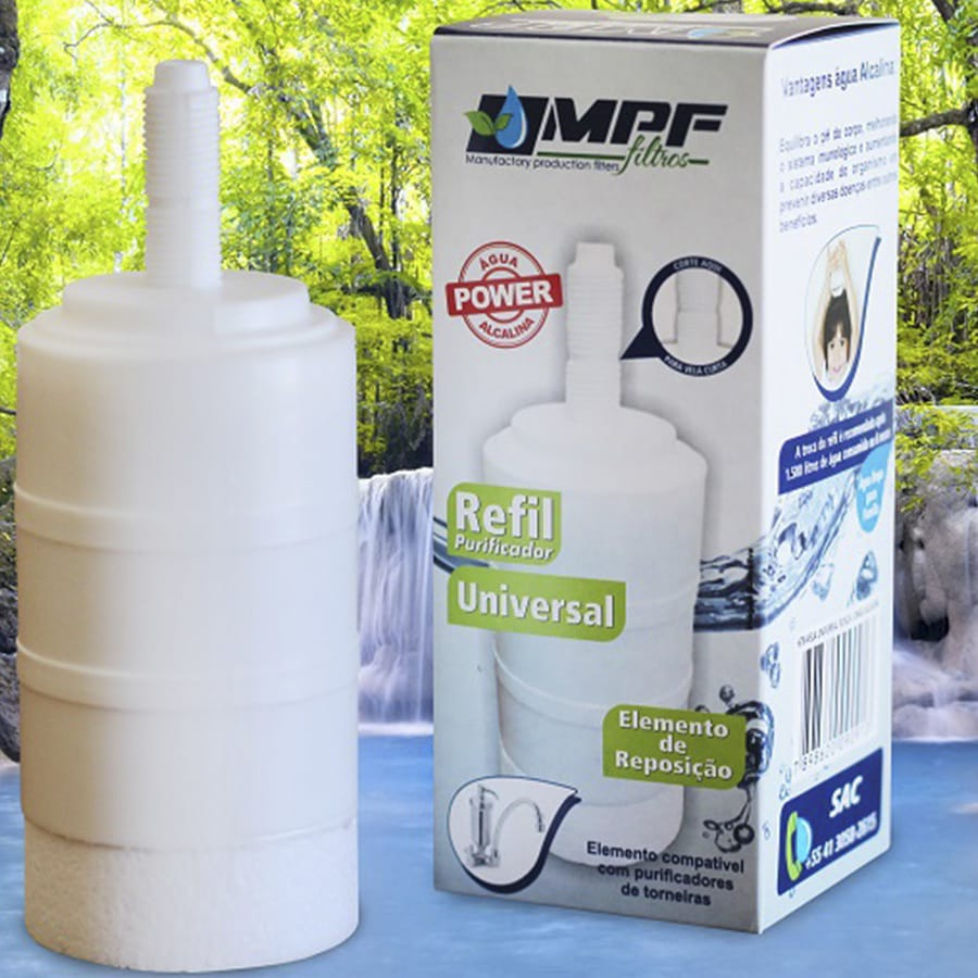 Vela Refil Filtro Universal Para Torneiras Lorenzetti Acqua Bella Delta Imperatriz Herc Vitalle Ellen SAP