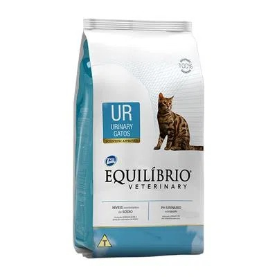 Ração Equilíbrio Veterinary Urinary Gatos Adultos 2kg