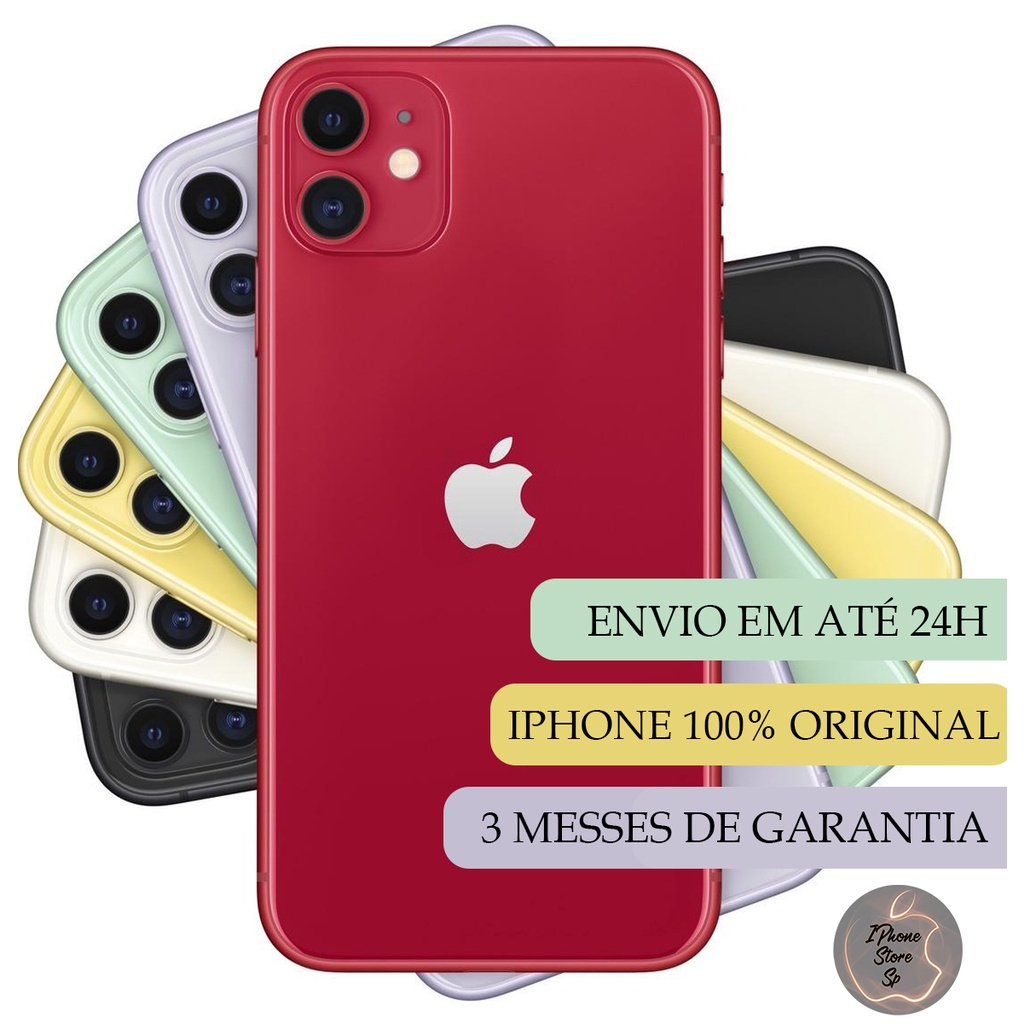 iphone 11 64Gb e 128gb ( Nunca Usado ) Modelo Vitrine Envio Imediato