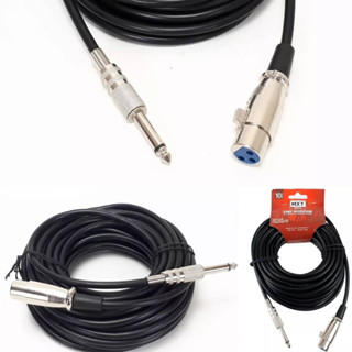 Cabo Microfone Xlr Canon P10 Mono Violão 10 Metros Profissional MXT