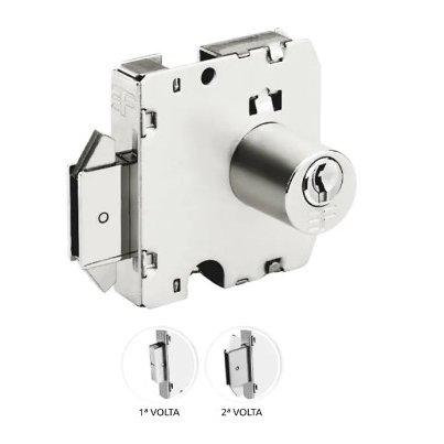 Maquina ou cilindro Da Fechadura Para Porta 3530 De Vidro De Correr Com 2 Chaves STAM
