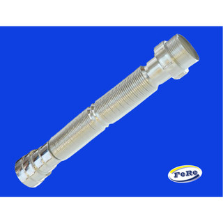 SIFÃO FLEXIVEL CROMADO CROMADO / PRATA PORCA PVC MARCA FERE