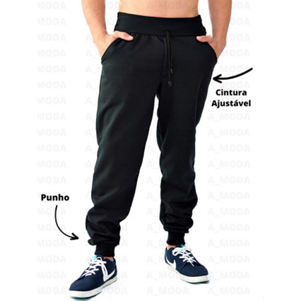 Calça Inverno Swag Slim Moletom Agasalho Top Unissex Adulto Masculino Feminino Promoção