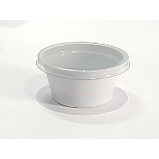 50 Unid Pote 30ml com Tampa Para Molhos Catchup Shoyu Mostarda Maionese Geleias Galvanotek G 695