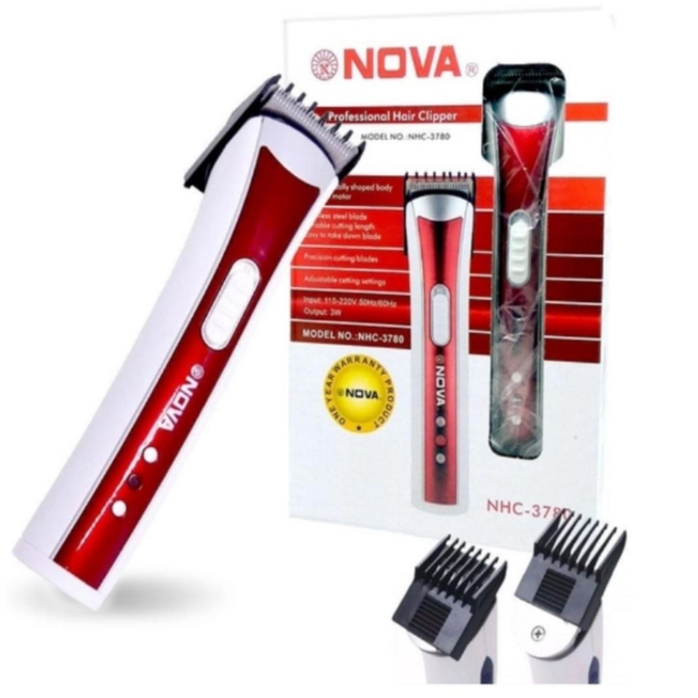 Máquina De Cortar Cabelo Nova bivolt Recarregável Barbeador Portátil Aparador Barba