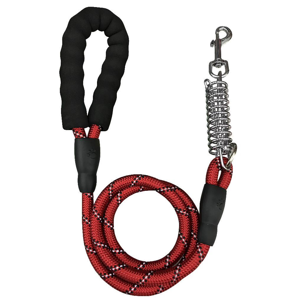 Guia De Passeio Com Mola Amortecedor Resistente Cachorro Grande Médio Porte em Oferta na Shopee