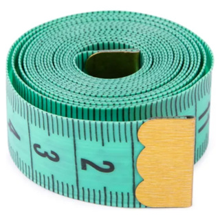 Fita Métrica 150cm Costura Corporal Medidas + Pote Acrílico em Oferta na Shopee