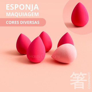 Esponja para Maquiagem Gota Cortada Coxinha Barata Estilo Beauty Bender