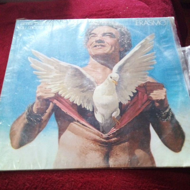 Disco vinil Erasmo Carlos amar pra viver ou morrer de amor com encarte