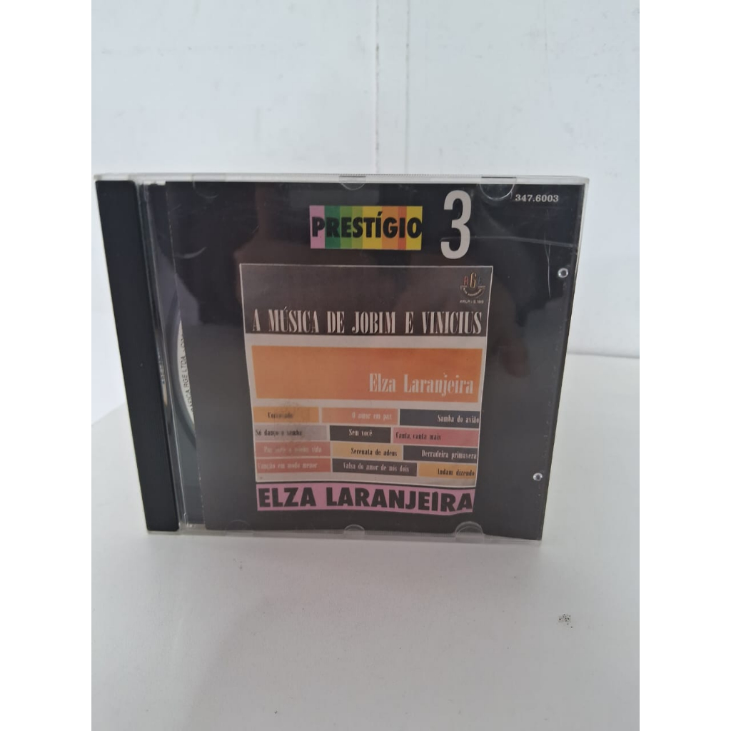 CD Elza Laranjeira - A Música de Jobim e Vinicius