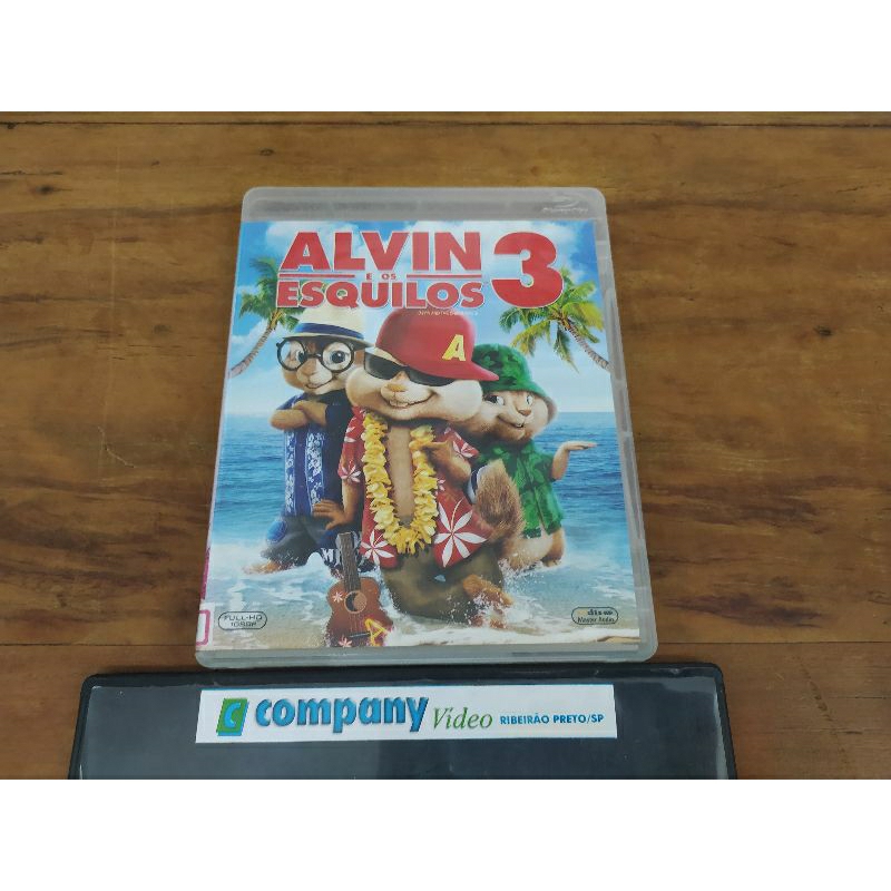 Blu Ray Alvin E Os Esquilos 3 Original Usado