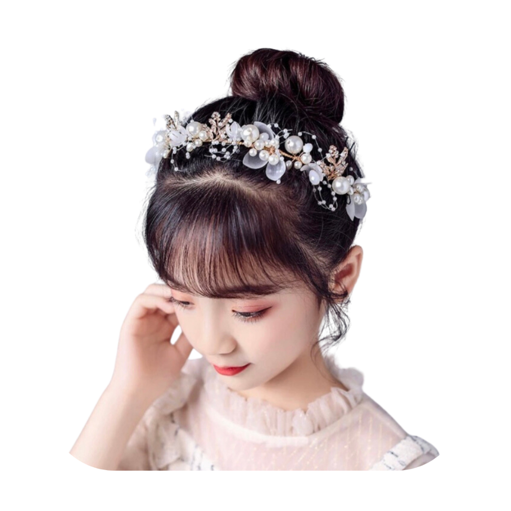 Tiara Pedraria Noiva Coroa De Flores Casamento Daminha Luxo