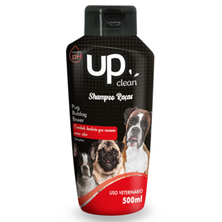 Shampoo Up Clean Raças Pug, Buldog e Boxer 500mL - Combate mau odor em Oferta na Shopee