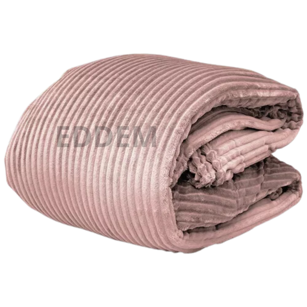 Cobertor Aveludado Manta Canelada Soft Ondulada Microfibra Para Cama Casal Queen Solteiro ...