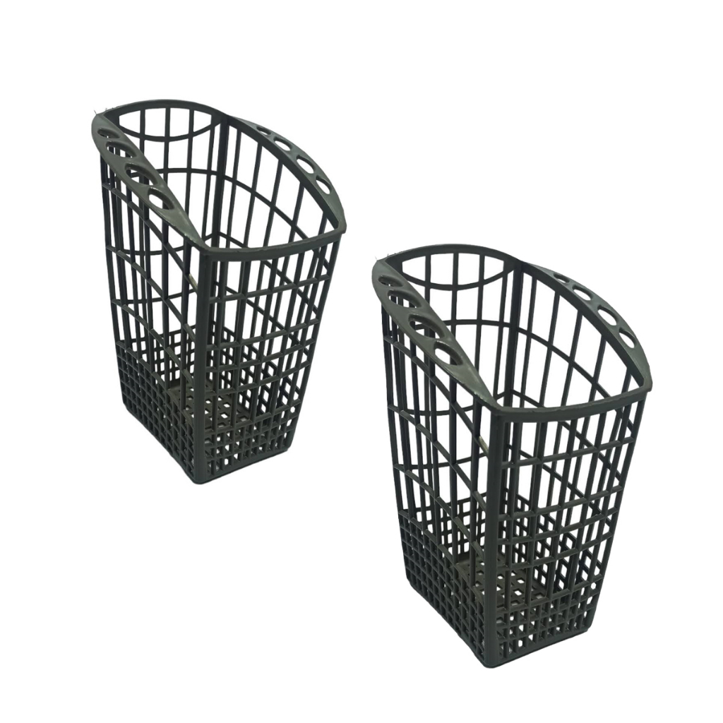 Imagem Kit 2 Cestos  Plástico Porta Talheres Para Lava Louças Brastemp Ble20 Blf08 W10370945 K00064