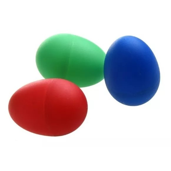 Maracas Ganzá Egg Shake cores variadas o( PAR )