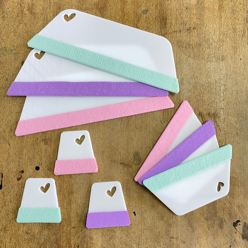 (6, 14 e 23cm) - KIT Espátula com Feltro para aplicação / vinil adesivo / papeis em Oferta na Shopee