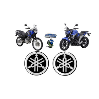 Adesivo yamaha Emblema resinado 4 tamanhos escolha na variacao em Oferta na Shopee