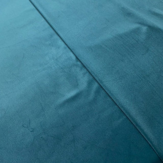 Tecido Suede Veludo Paris Azul Esmeralda Petróleo Liso Para Sofá Cadeira e Cortina 1,40m largura