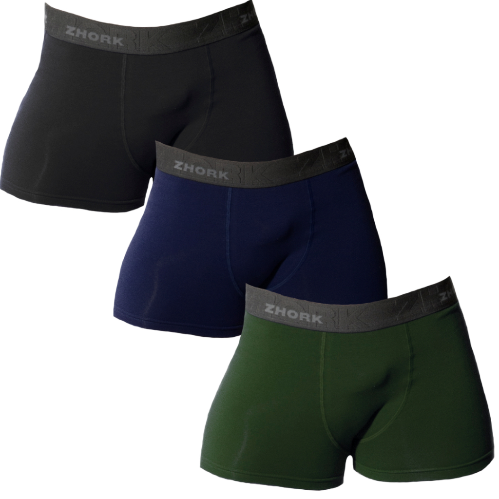 Kit Com 3 Cueca Boxer Microfibra