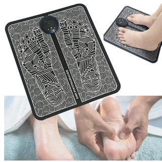 Tapete Massageador Ems Tens Elétrico Para Pés Fisioterapia Muscular De Pés Recarregável