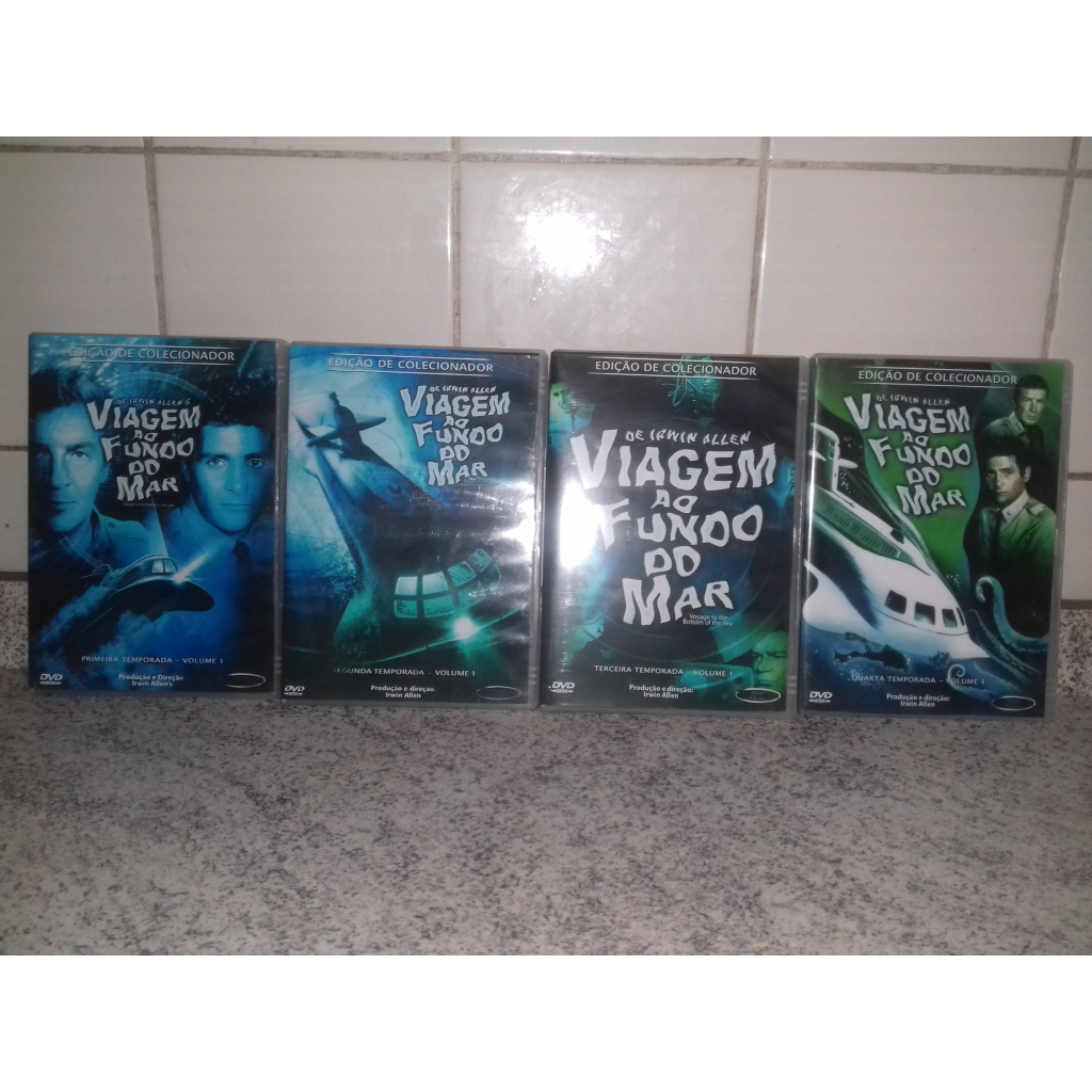 DVD Viagem ao Fundo do Mar 1ª a 4ª temporada Dublado HD480p