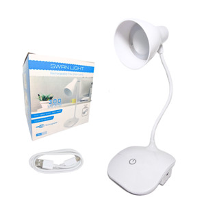 Abajur de Mesa Articulado Touch 3 Niveis LED Recarregável USB